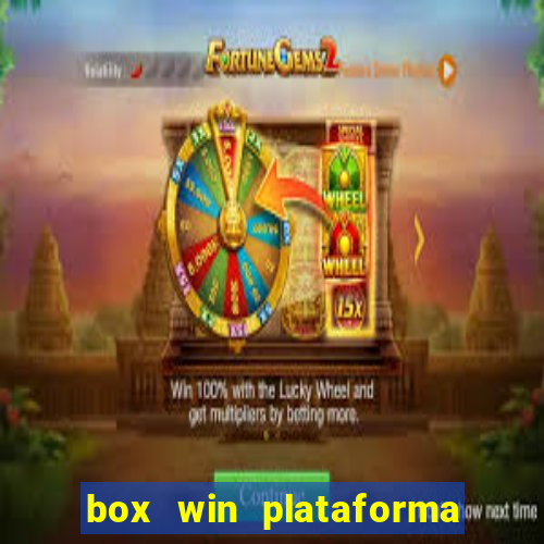 box win plataforma de jogos